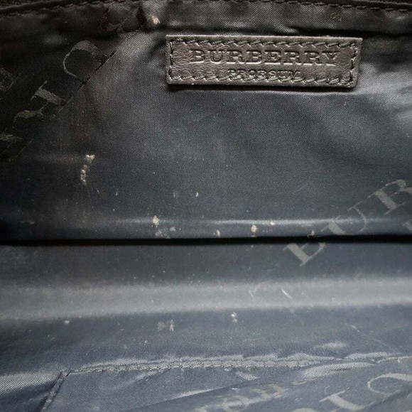 Burberry Prorsum Margot Oversize Buckle Clutch Black/Multi Woven Leather - Picture 11 of 12